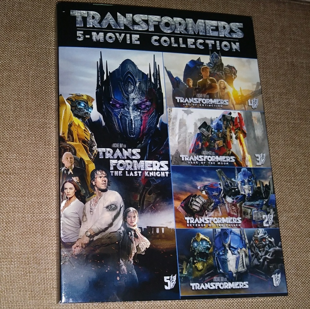 DVD: Transformers 5-movie collection (NWT)